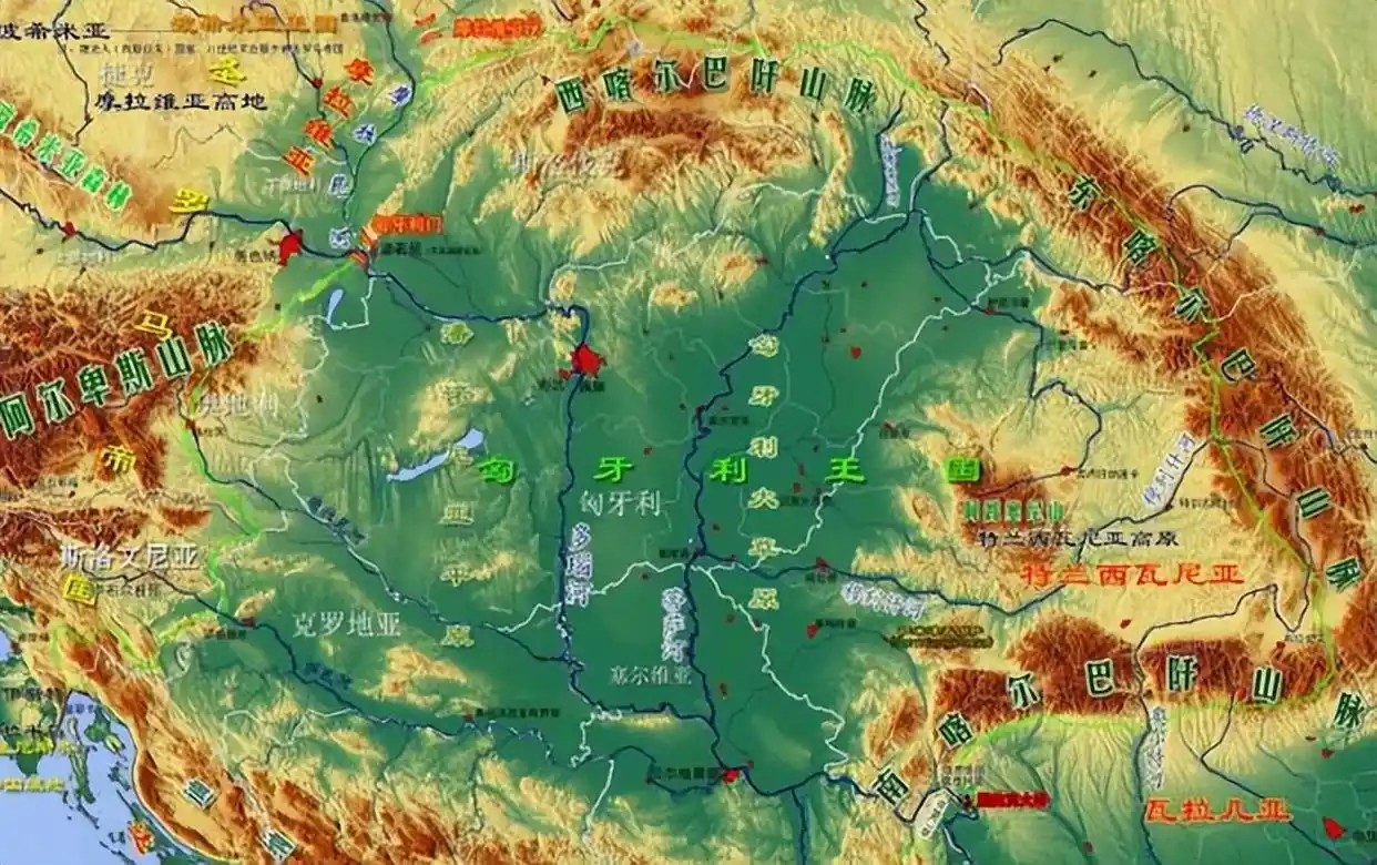 匈牙利地图中文版全图截图3