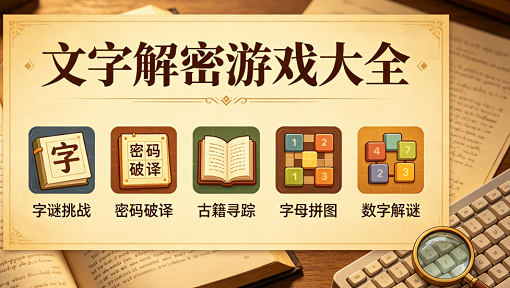 文字解密游戏大全