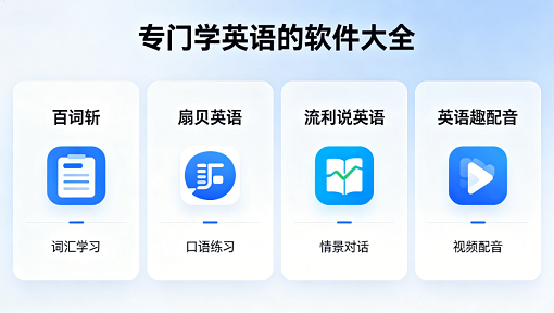 专门学英语的软件大全