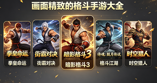 画面精致的格斗手游大全