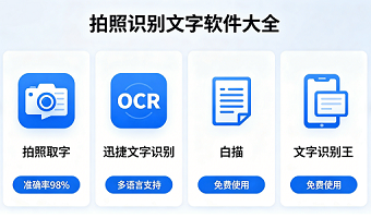 拍照识别文字的软件大全