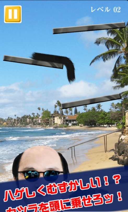 秃头接头发游戏カツラちゅるんGoodia版截图2